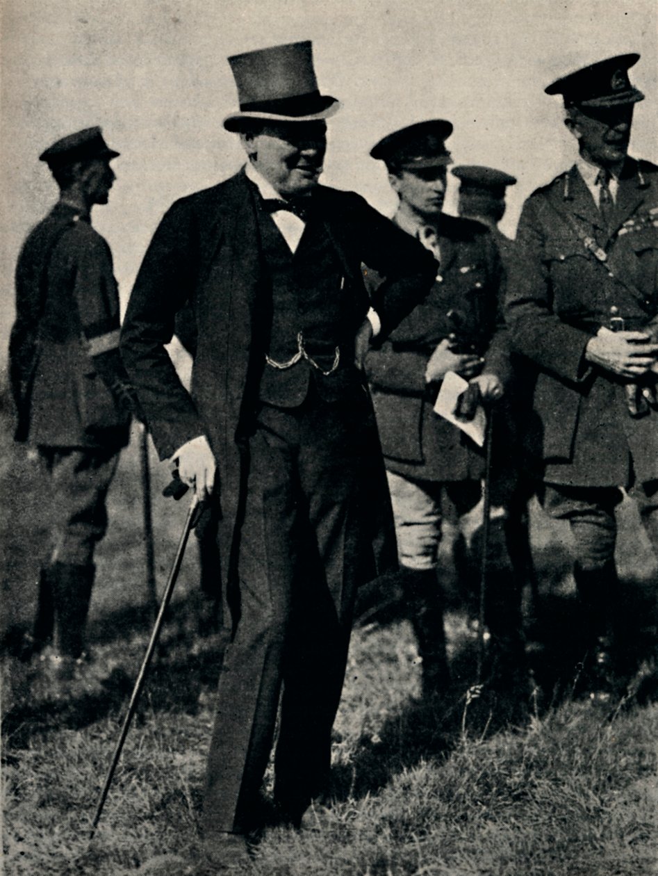 Com Sir Henry Wilson no Reno, 1919, 1945. de Unbekannt