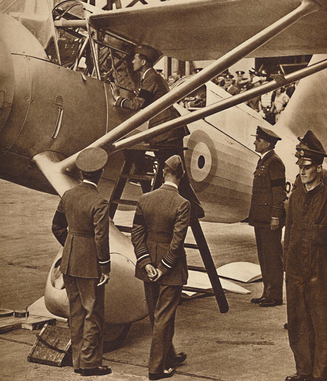 Com a Força Aérea Real, 1937 de Unbekannt