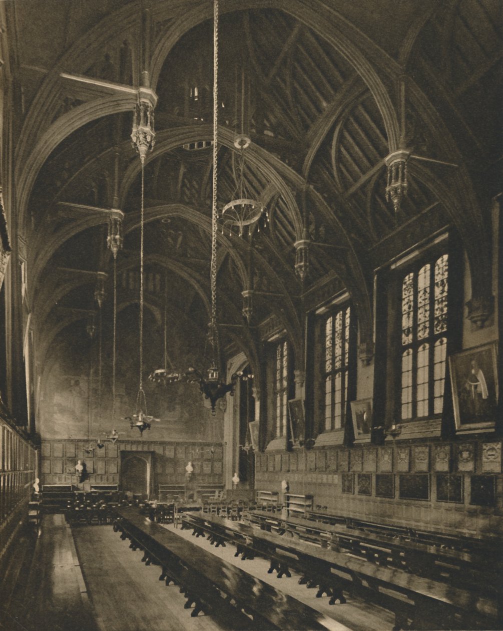 Dentro do magnífico salão de Lincolns Inn, c1935. de Unbekannt