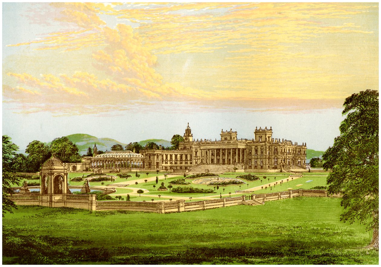 Witley Court, Worcestershire, casa do conde de Dudley, c1880 de Unbekannt