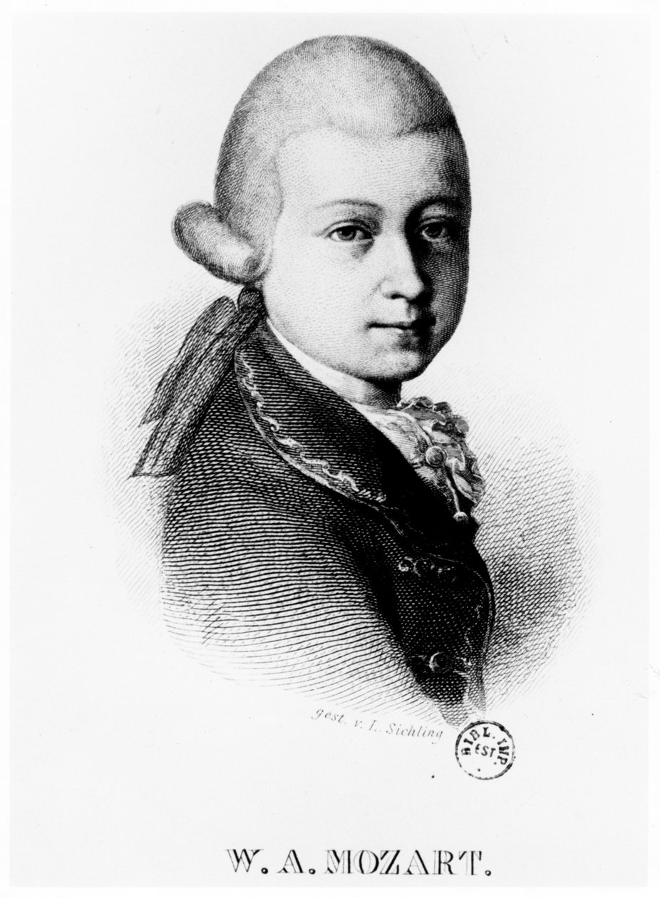 Wolfgang Amadeus Mozart 1756-1791 em 1770 de Unbekannt