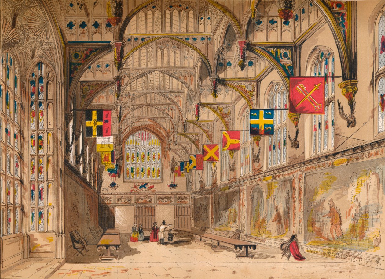 Wolseys Hall, Hampton Court, 1845 de Unbekannt