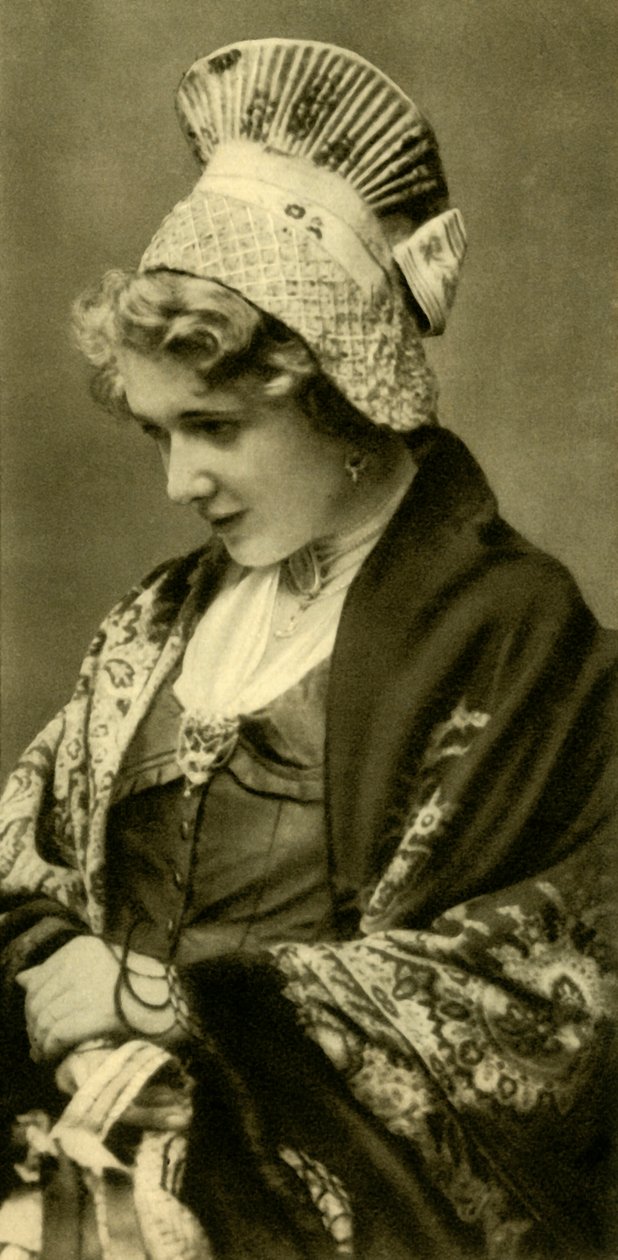 Mulher em traje tradicional, Baixa Áustria, c1935. de Unbekannt