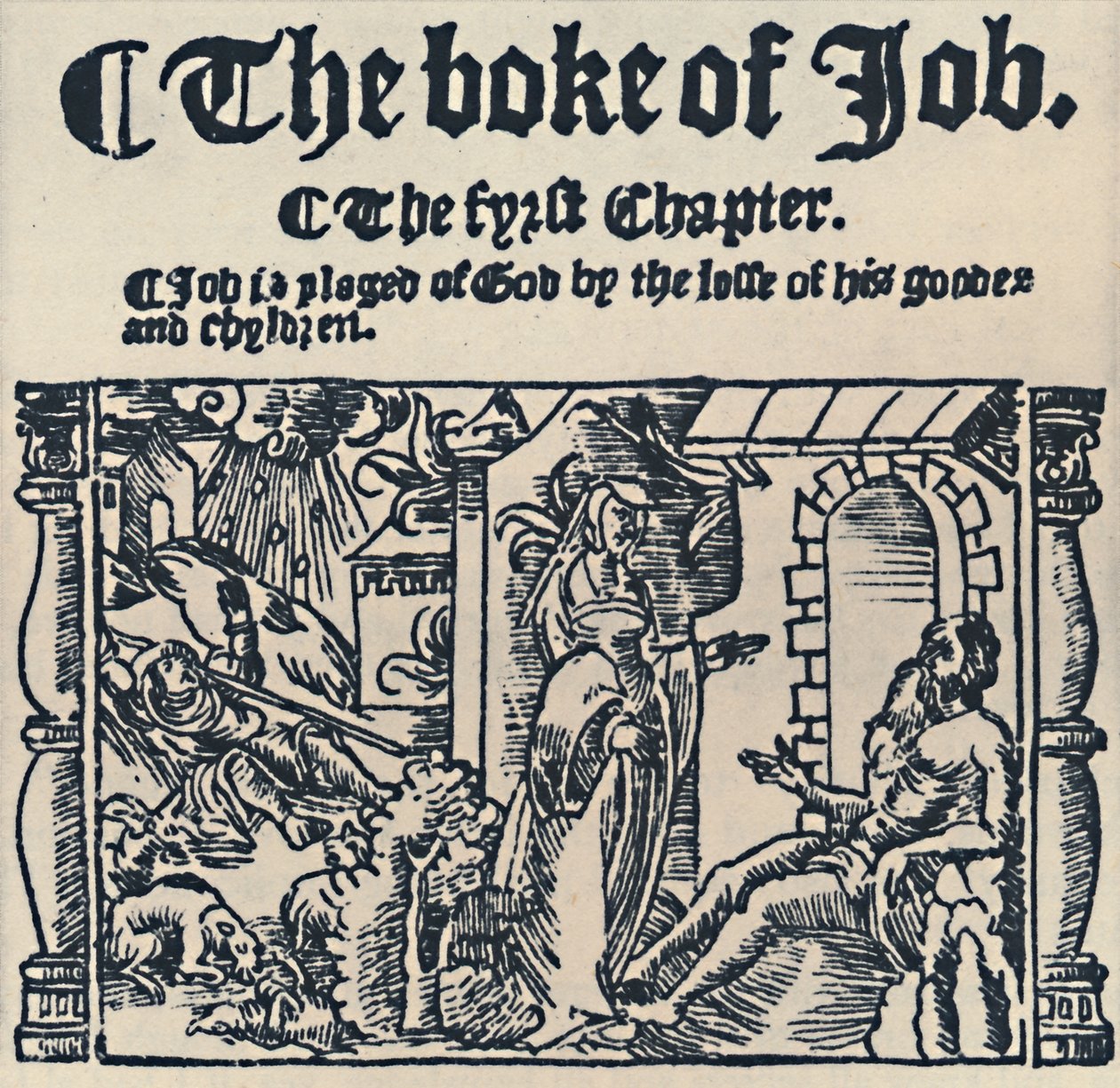 Xilogravura da Grande Bíblia, 1539, 1539, 1947 de Unbekannt