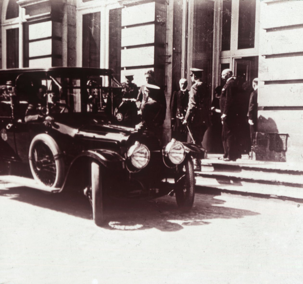 Woodrow Wilson e o rei Albert I, c1914-c1918 de Unbekannt