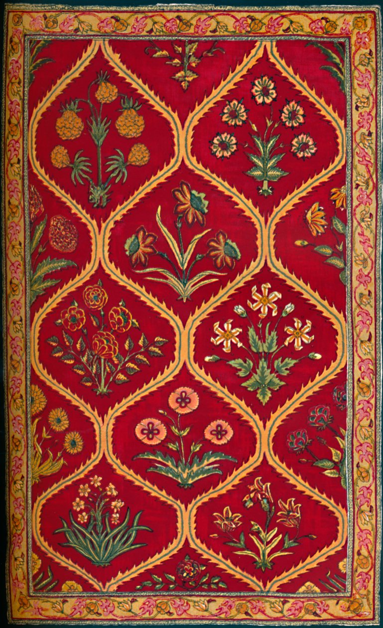 Tapete De Lã. Fábrica real indiana de Lahore, século XVII, 1903 de Unbekannt