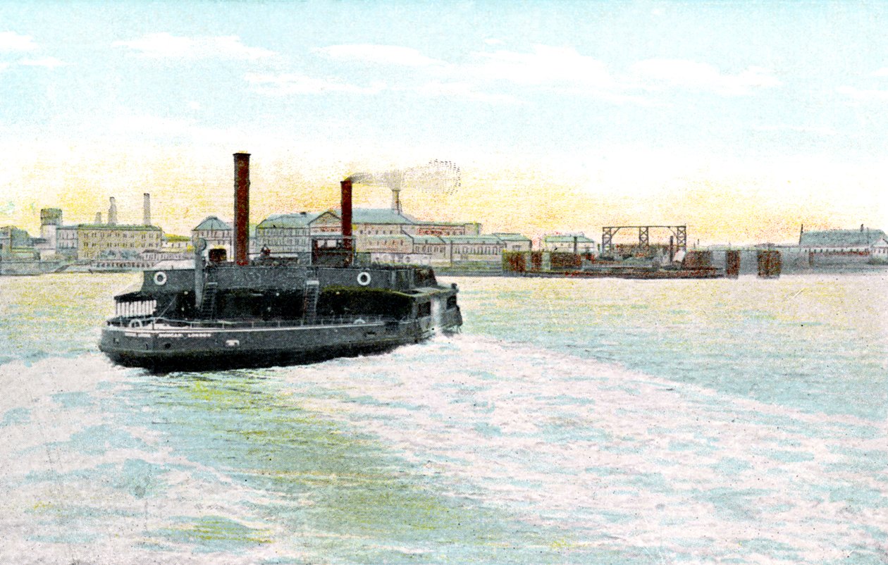 Ferry gratuito de Woolwich, Londres, século 20 de Unbekannt