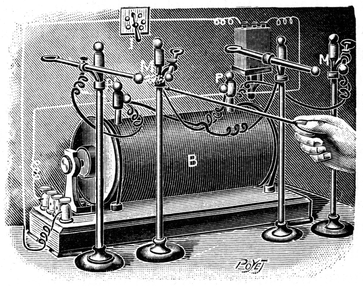Obra de Marie e Pierre Curie, 1904. de Unbekannt