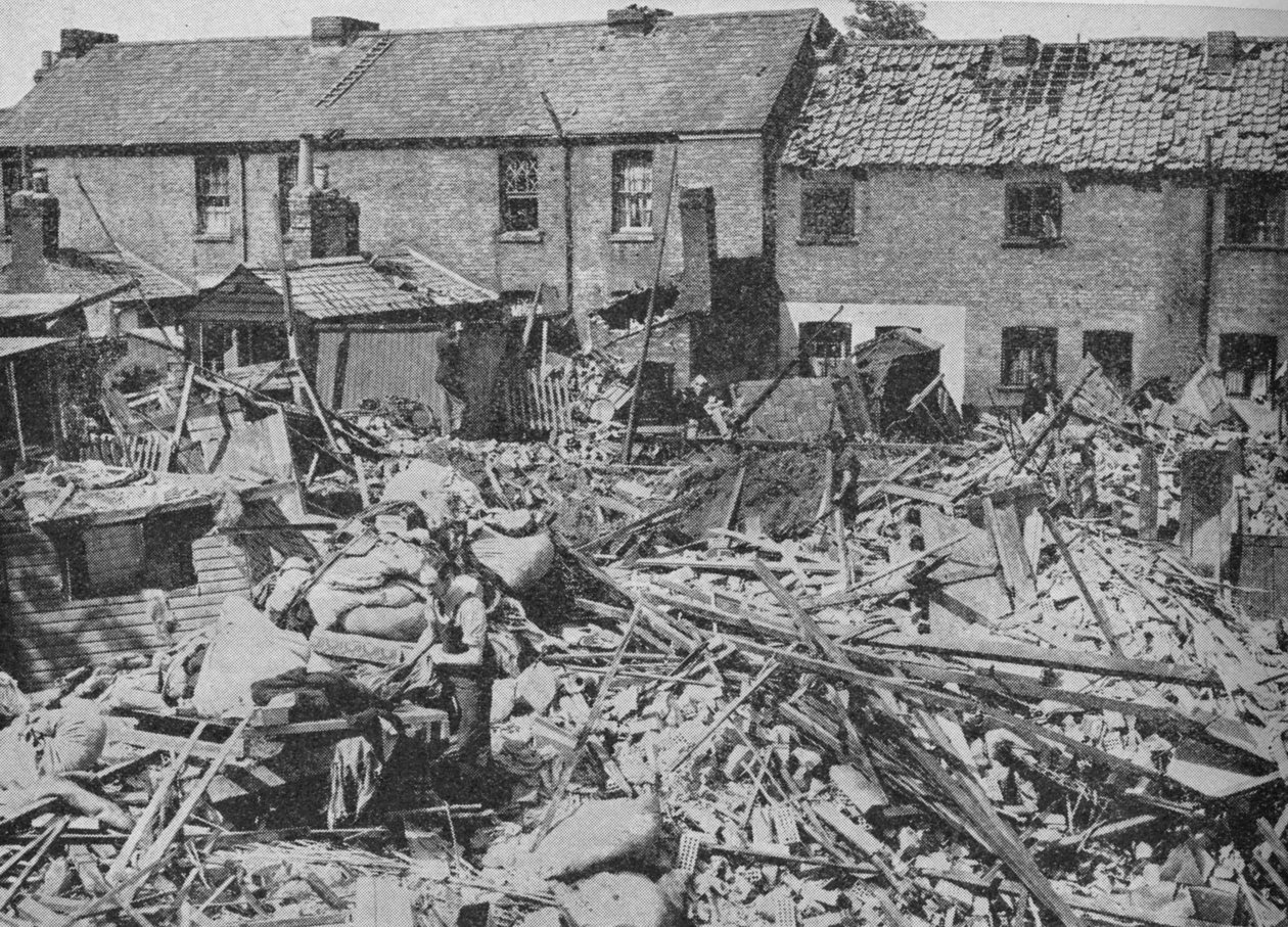 Obra dos bombardeiros e sua destruição, 1940, 1940 de Unbekannt