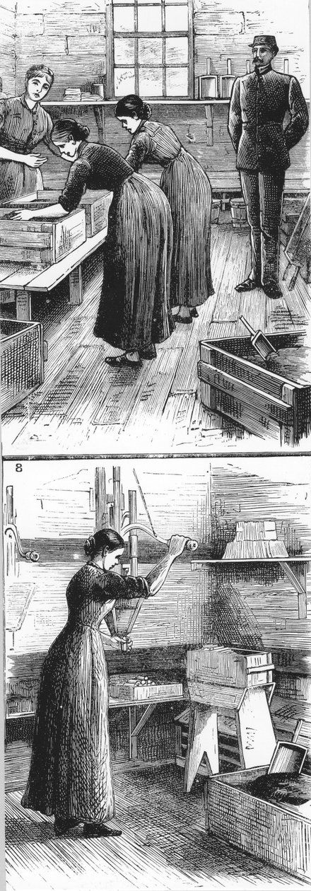 Trabalhadores da Nobel Explosives Company Limited, Ardeer, Ayrshire, 1884 de Unbekannt