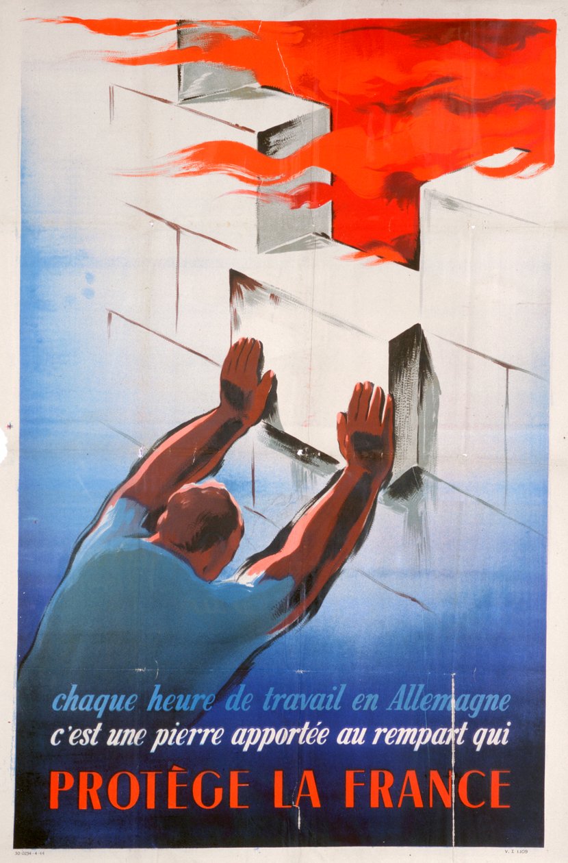 Trabalhar na Alemanha protege a França, 1944 de Unbekannt