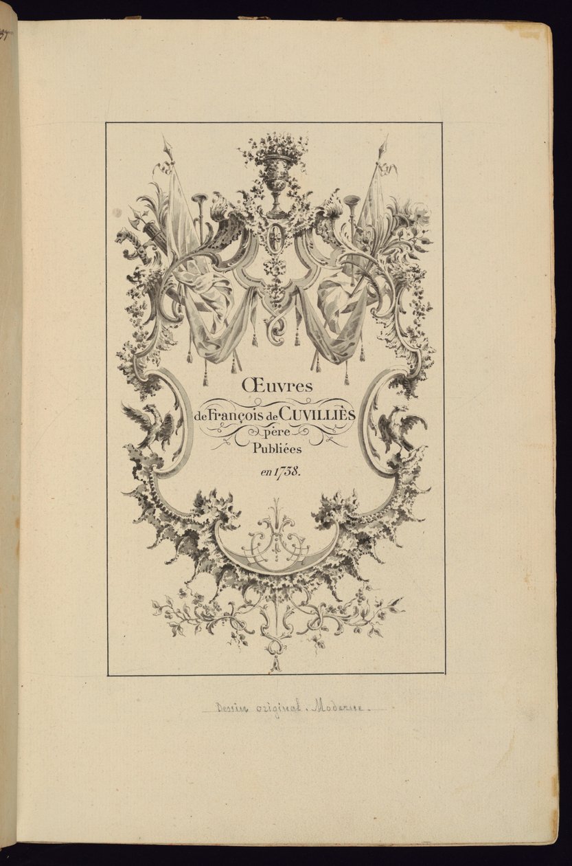 Obras de François de Cuvilliés o velho de Unbekannt