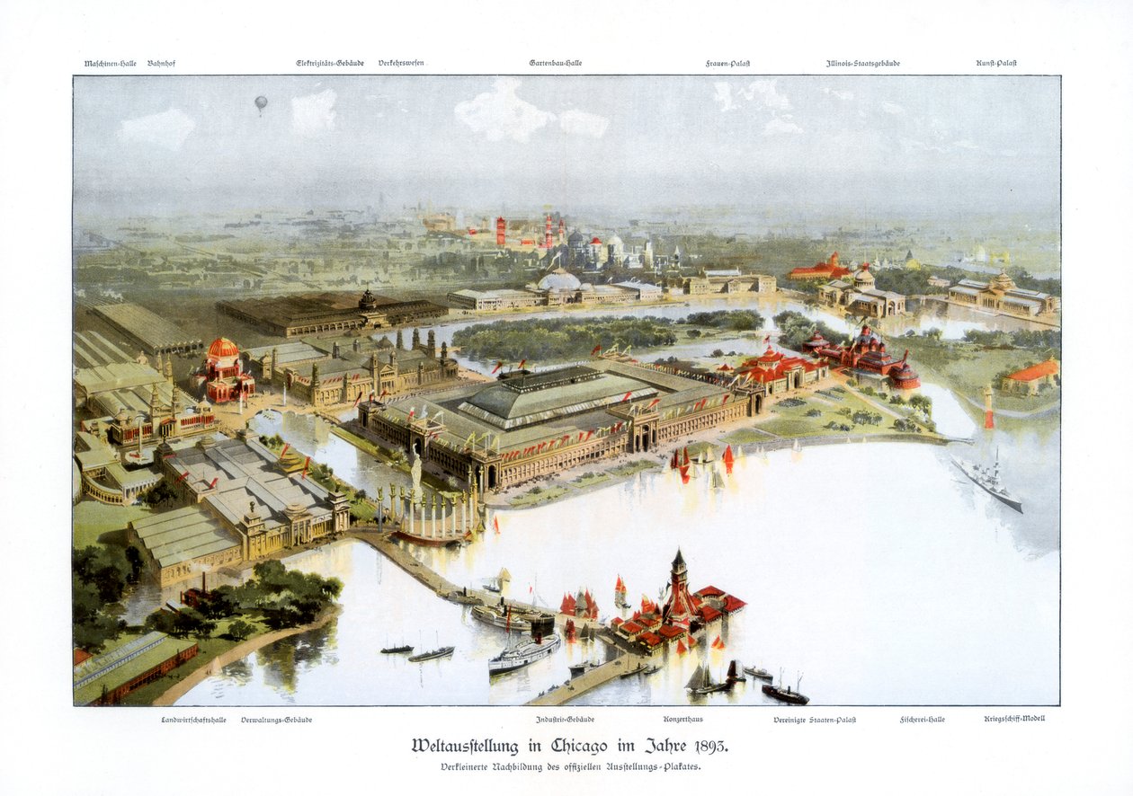 Exposição colombiana de 1893, Feira Mundial de Chicago, 1900 de Unbekannt