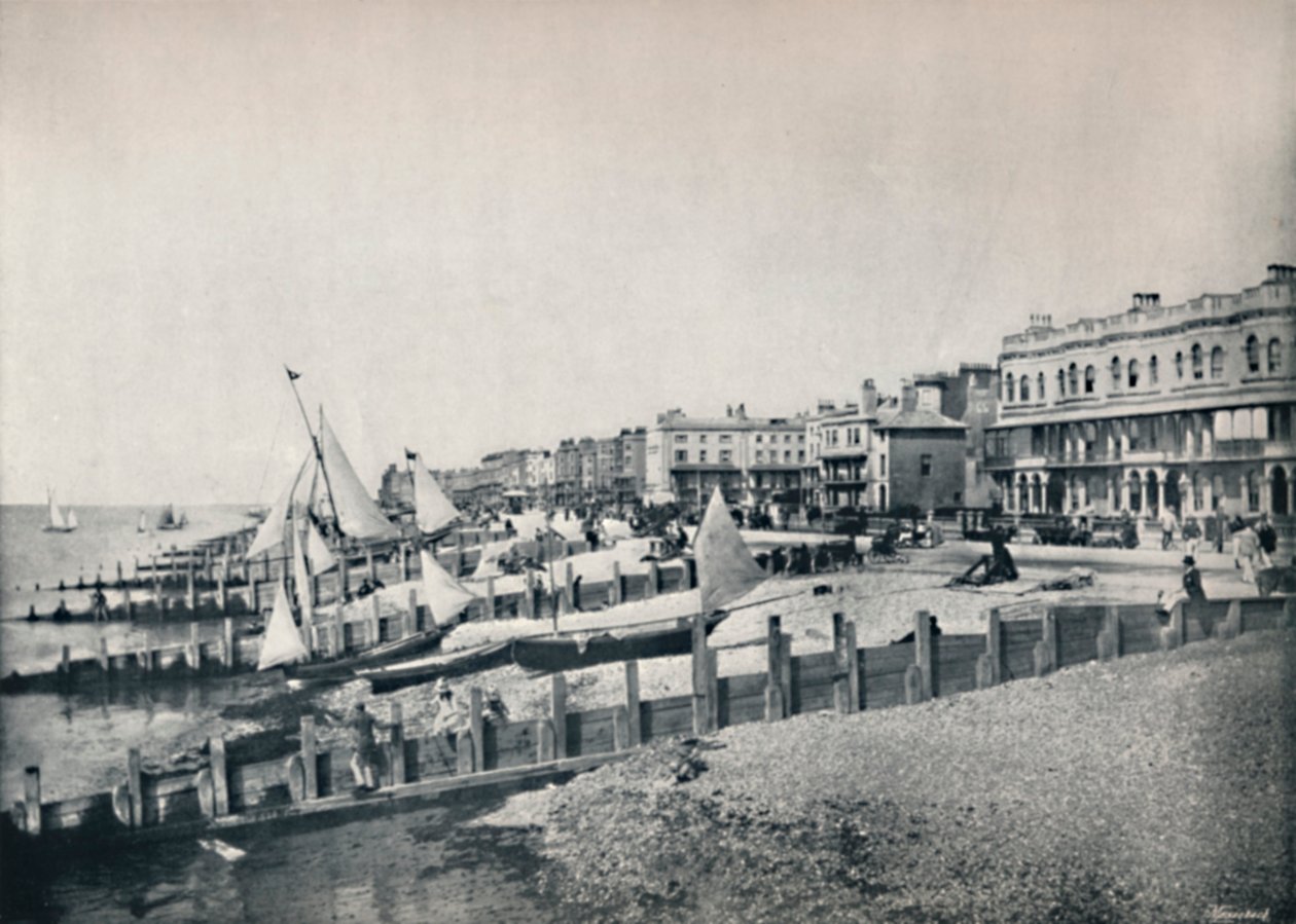 Worthing - Vista geral da frente, 1895 de Unbekannt