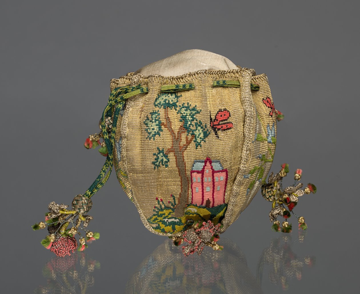 Bolsa tecida, década de 1700. de Unbekannt
