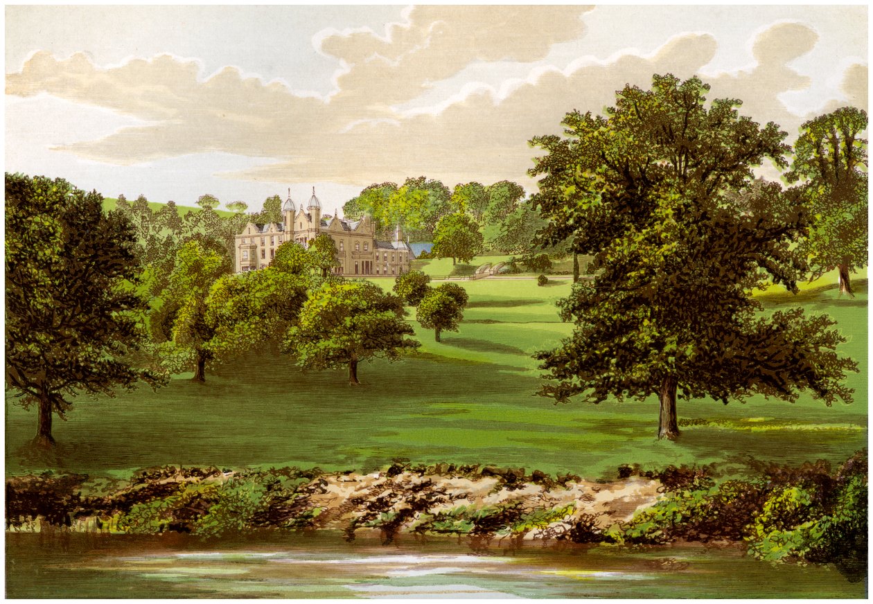 Wyaston Leys, Herefordshire, casa da família Bannerman, c1880 de Unbekannt