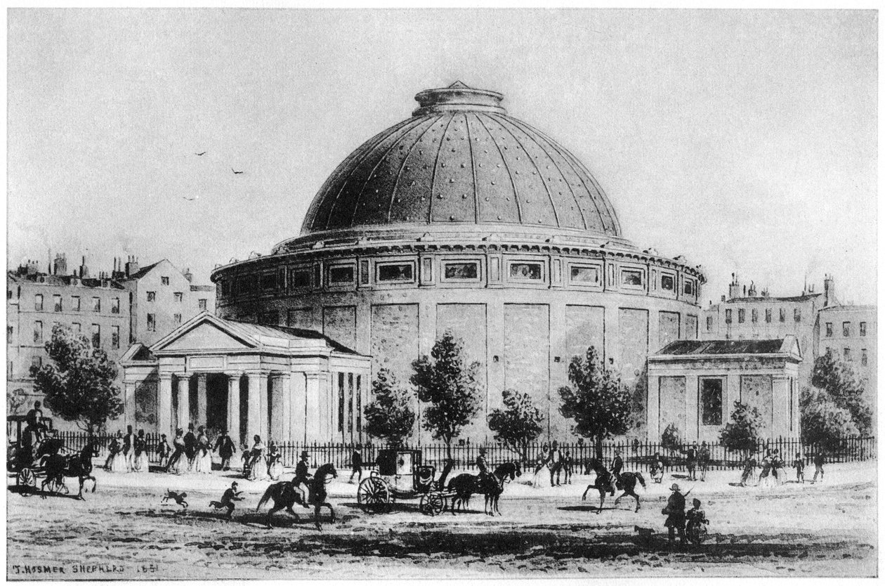 Wylds Globe, Leicester Square, Londres, 1851-1862 1907 de Unbekannt