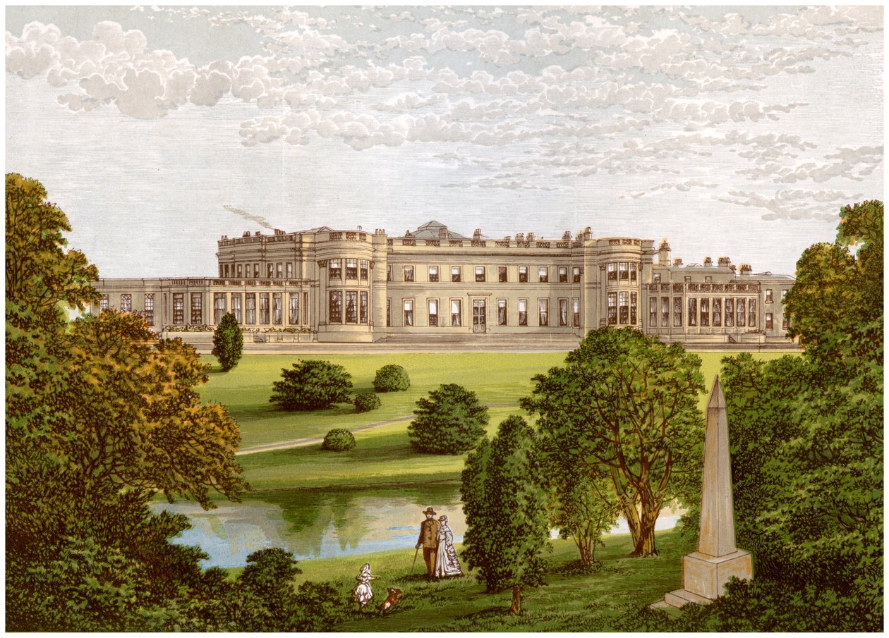 Wynyard Park, County Durham, casa do Marquês de Londonderry, c1880 de Unbekannt