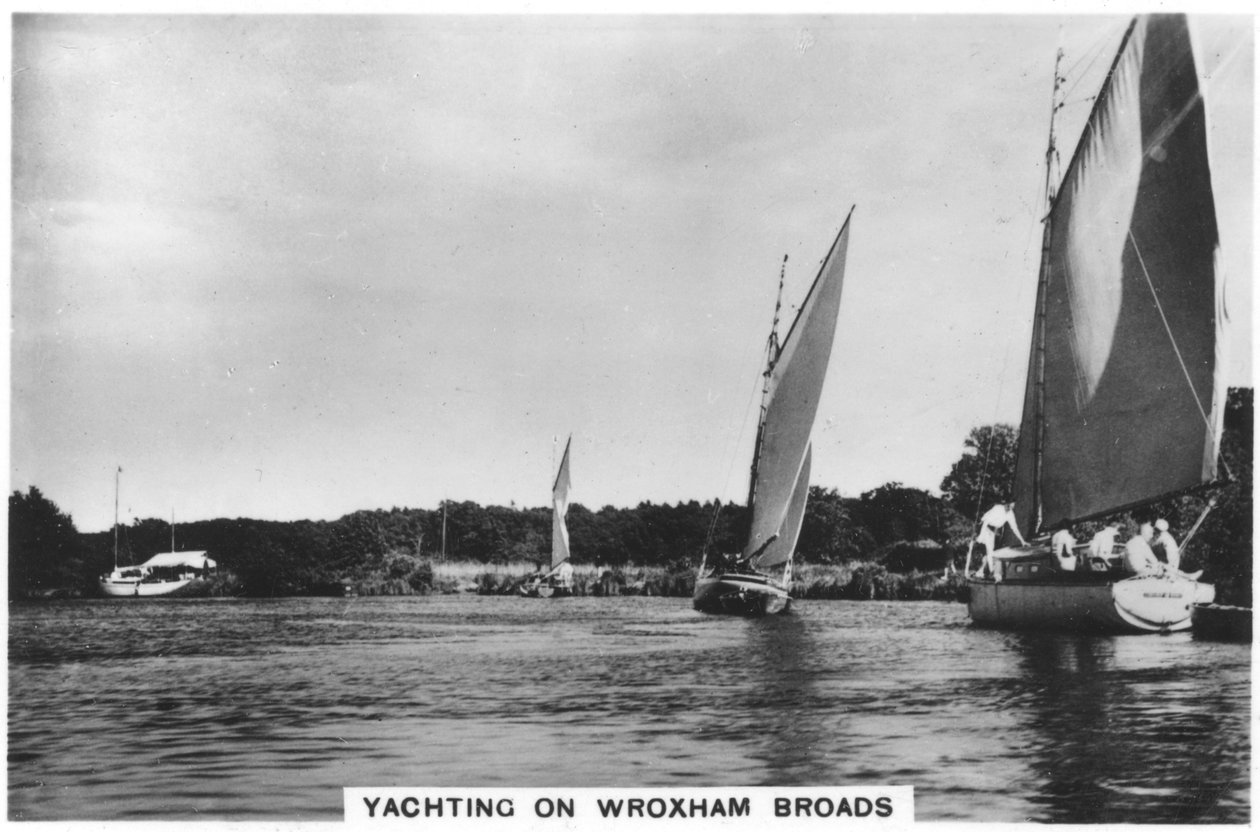 Iatismo em Wroxham Broads, 1936 de Unbekannt