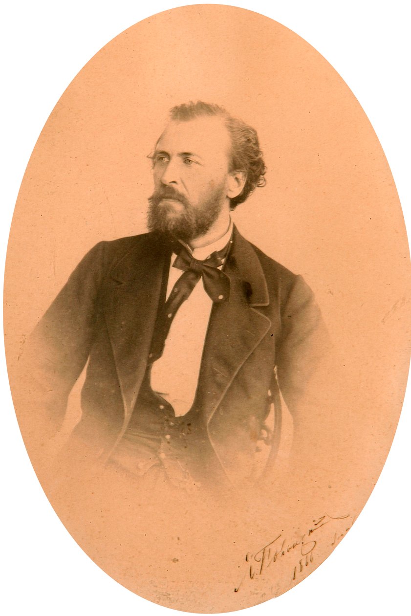 Yakov Polonsky, poeta russo, c1866 de Unbekannt