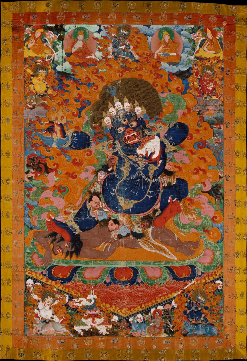 Yamantaka, Destruidor do Deus da Morte, início do século XVIII. de Unbekannt