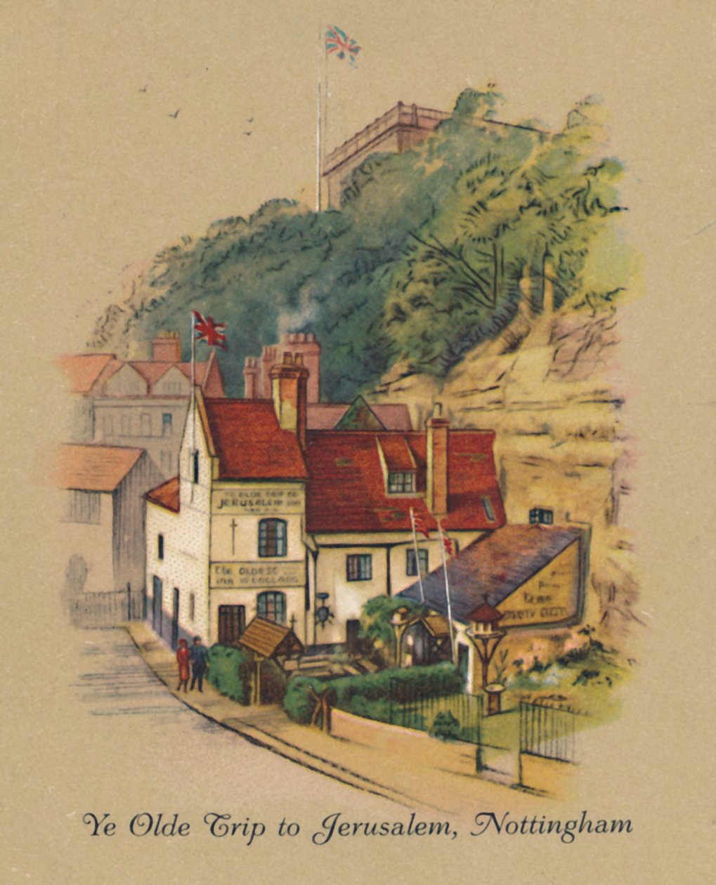 Viagem de Ye Olde a Jerusalém, Nottingham, 1939 de Unbekannt