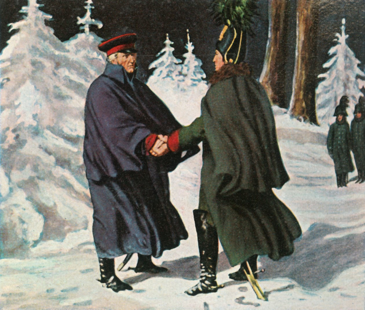 Yorcks reuniu-se com o general russo Diebitsch, 25 de dezembro de 1812, 1936. de Unbekannt