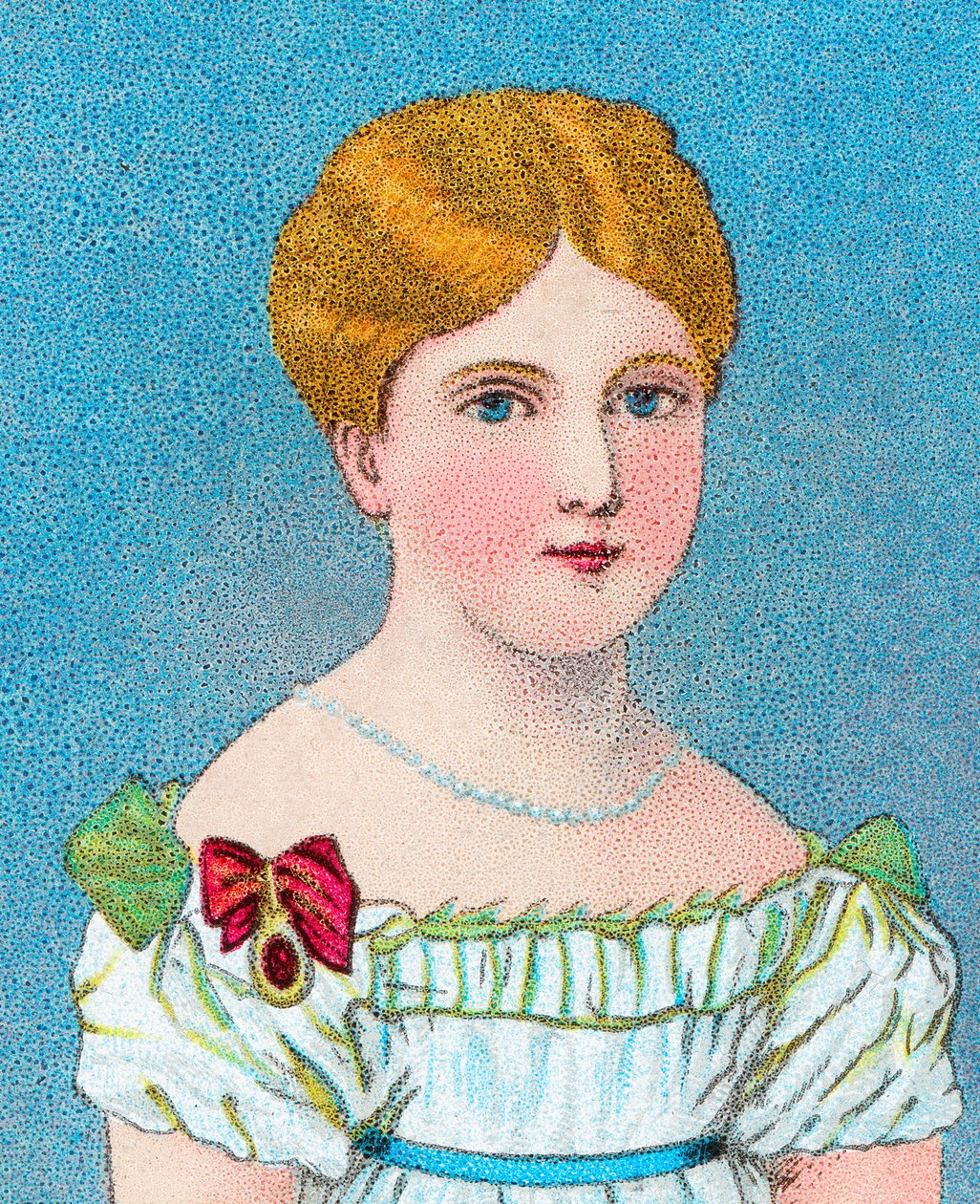Jovem rainha Victoria, então princesa Alexandrina Victoria de Kent, c1829 c1902 de Unbekannt