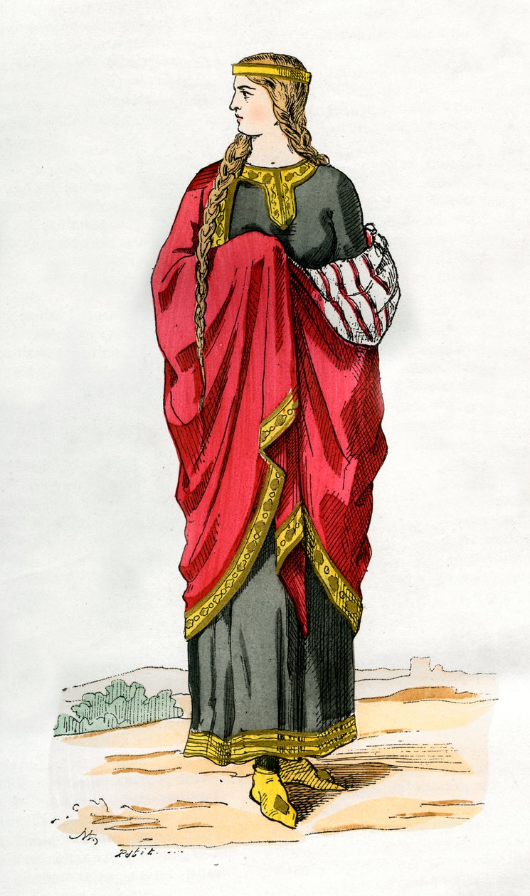 Jovem da dinastia carolíngia, c990 1882-1884 de Unbekannt