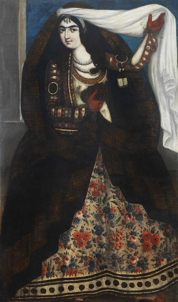 Jovem mulher vestindo chador, ca 1844-1850. de Unbekannt