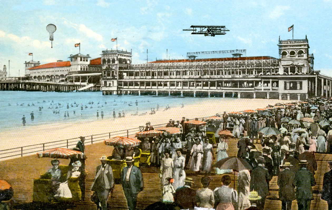 Cais de um milhão de dólares para jovens, Atlantic City, Nova Jersey, EUA, 1913 de Unbekannt