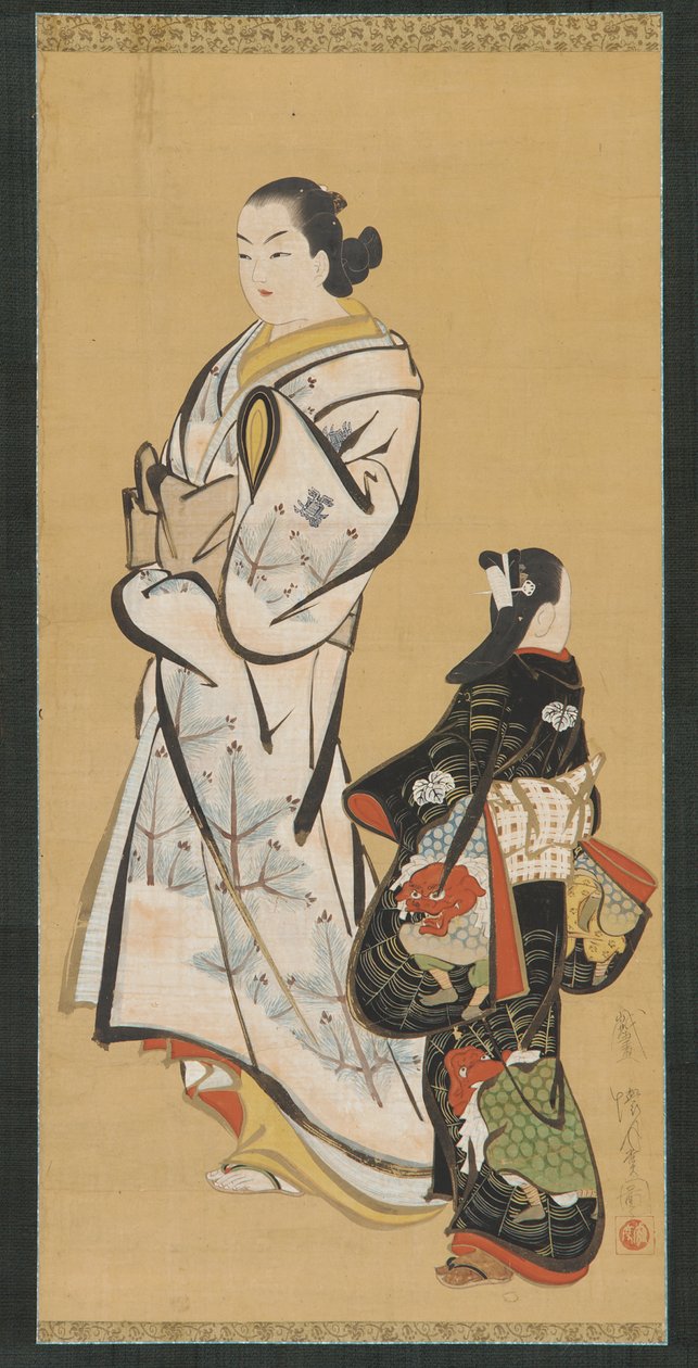 Yutokoro plano d A técnica rl careca, Edo Perio d, 1615-1868. de Unbekannt