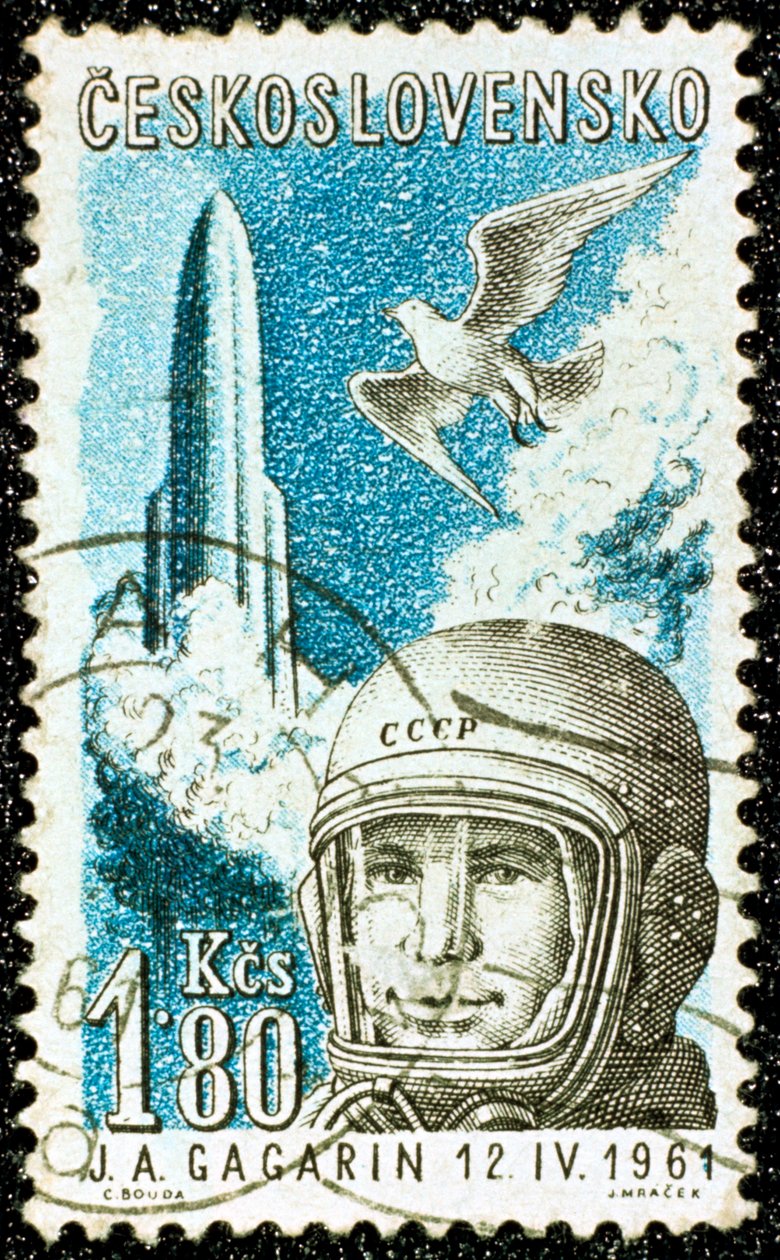 Yuri Gagarin, cosmonauta russo soviético, 1961 de Unbekannt