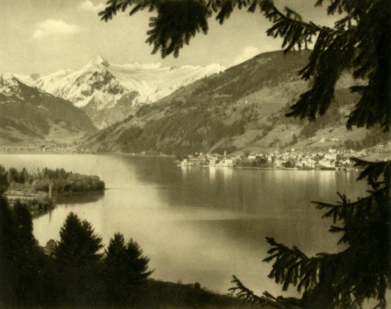 Zell am See, Áustria, c1935. de Unbekannt