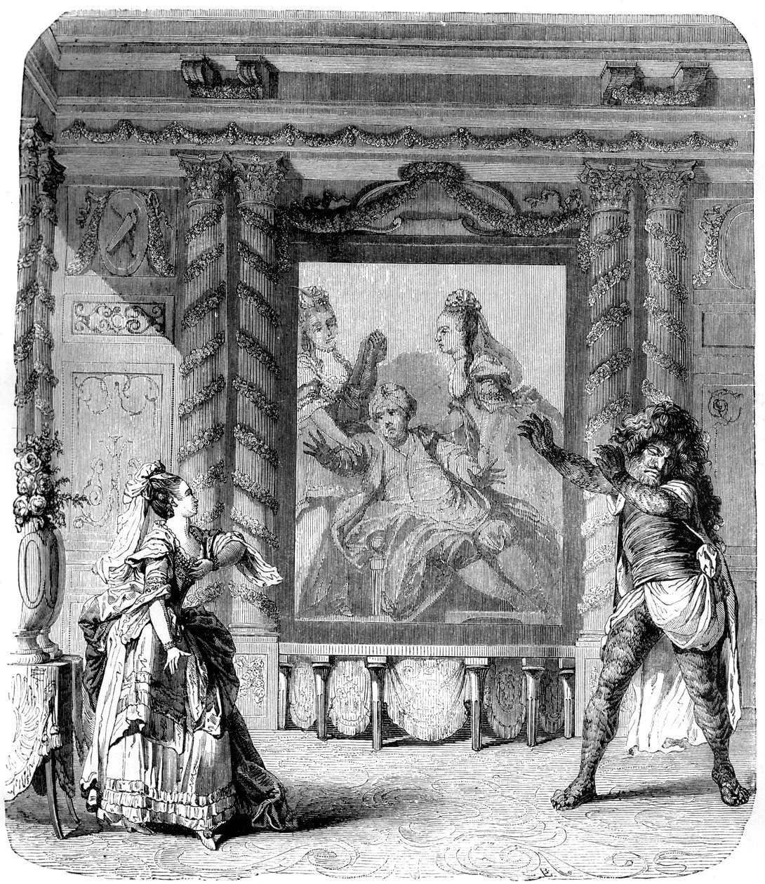 Zemire e Azor, ópera em quadrinhos, 1771 1882-1884 de Unbekannt