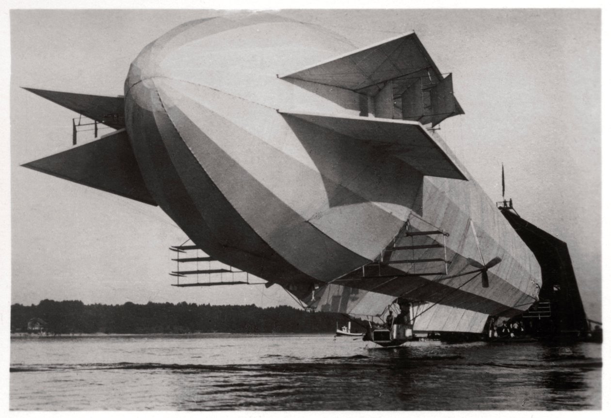 O Zeppelin LZ3, adquirido pelo exército alemão e foi operado como Z1, 1906 1933 de Unbekannt