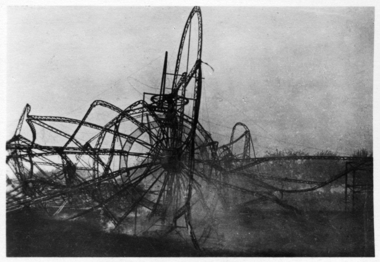 Zeppelin LZ4 após o desastre de Echterdingen, Alemanha, 1908 1933 de Unbekannt