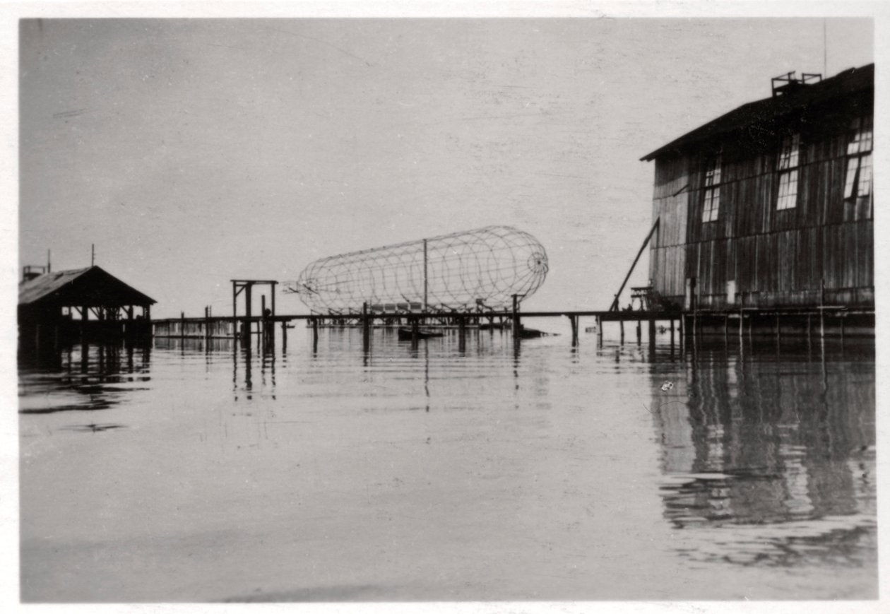 Zeppelin LZ 6 em construção, Alemanha, 1909 1933 de Unbekannt