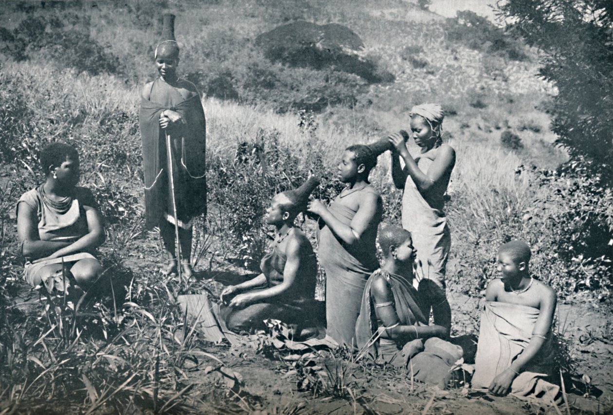 Cabeleireiro Zulu, 1912 de Unbekannt