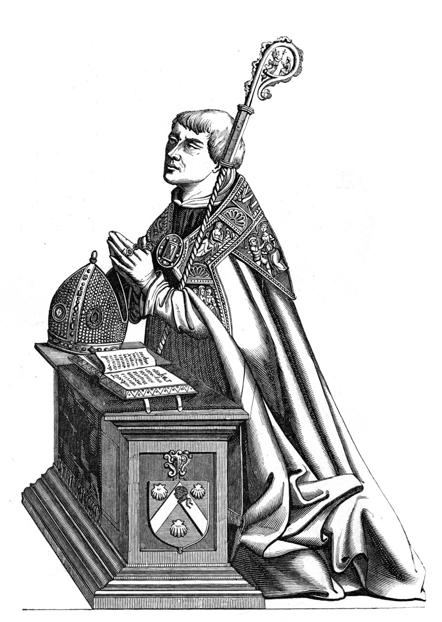 Estevão de Poncher 1446-1524, Bispo de Paris, século XVI 1849 de Unbekannt