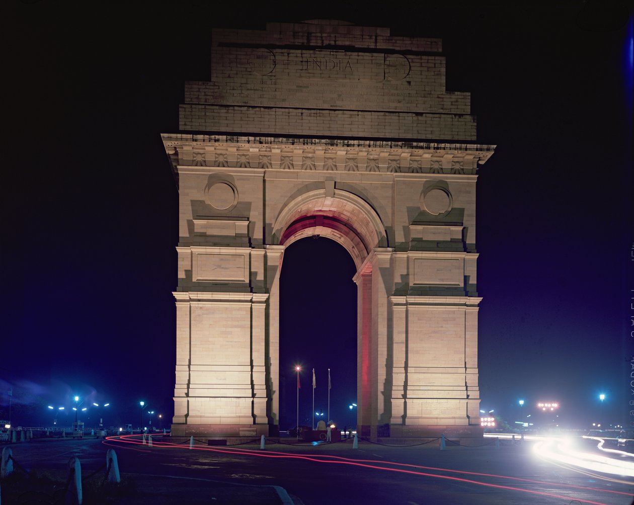 Todo o arco do memorial da guerra de India, Nova Deli por Sir Edwin Lutyens (1869-1944) de Unbekannt Unbekannt