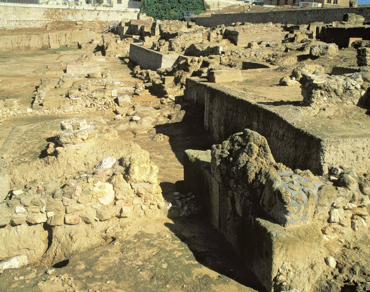 Vestígios arqueológicos da colônia grega, 6º-5º século aC de Unbekannt Unbekannt
