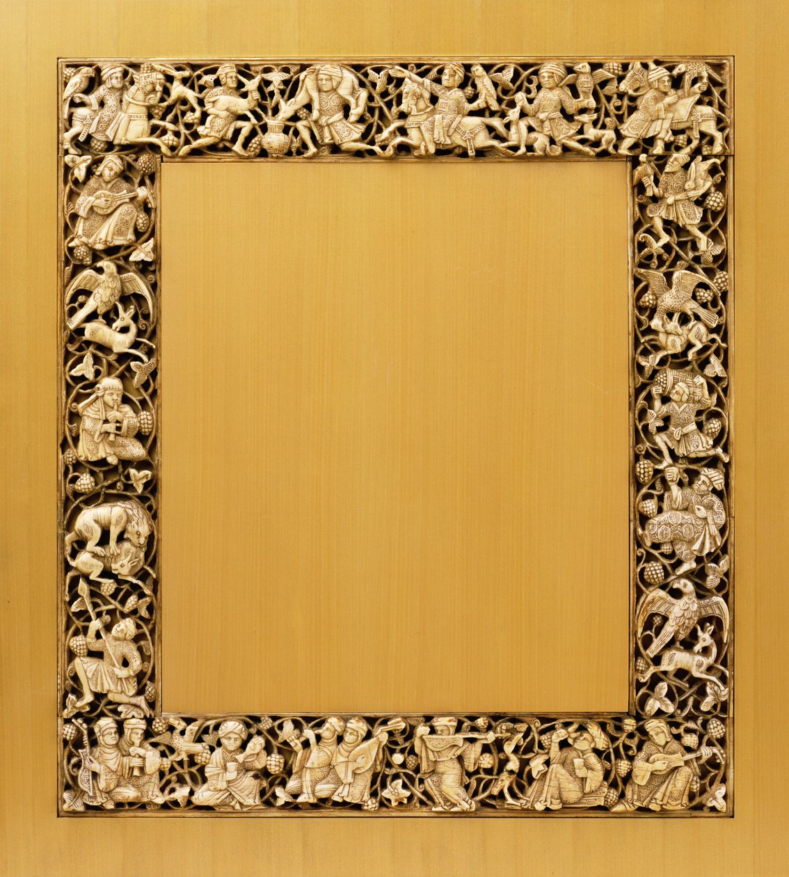 Placa de marfim esculpida de Fatimid, Egito de Unbekannt Unbekannt