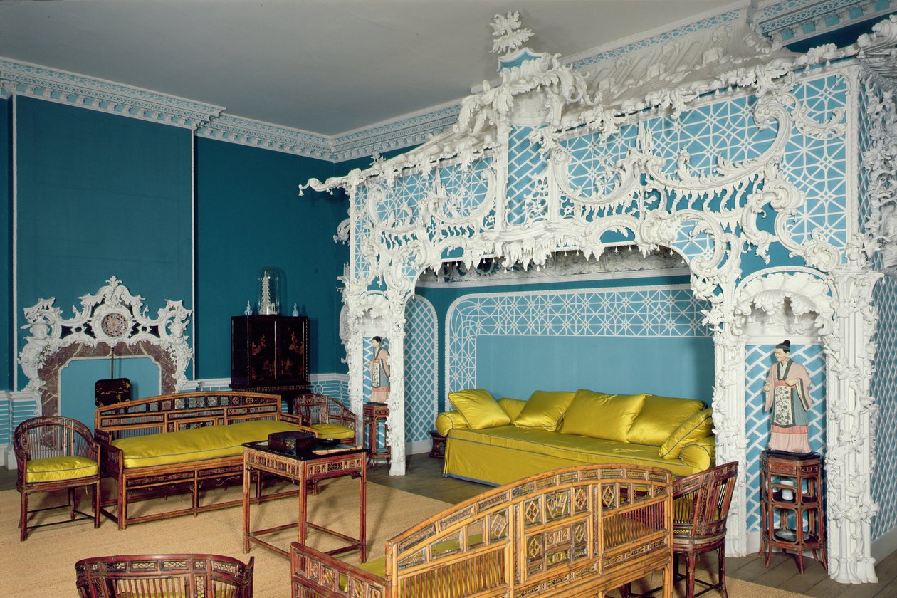 Quarto Chinês, Claydon House, Buckinghamshire de Unbekannt Unbekannt
