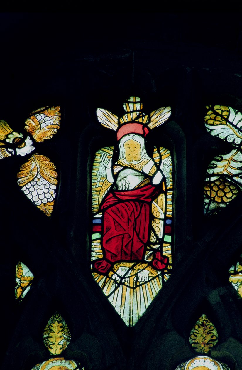 Cristo exibindo as cinco feridas, britânicas, século XV de Unbekannt Unbekannt