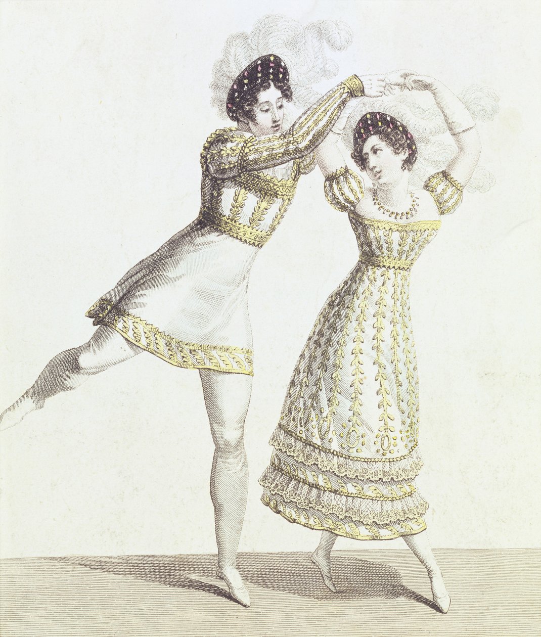 Figurino para um balé na Royal Opera House (designer desconhecido) de Unbekannt Unbekannt
