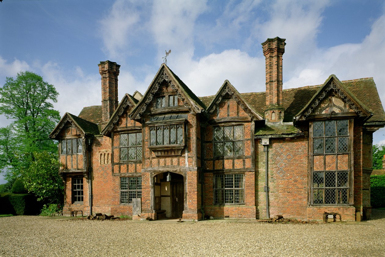 Dorney Court que data originalmente de c.1500, escola inglesa, Dorney, perto de Windsor, Berkshire, Reino Unido de Unbekannt Unbekannt