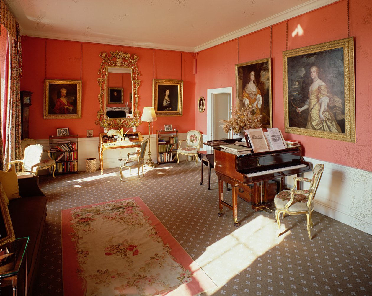 Drumlanrig Castle: salão mostrando um retrato de Lady Jane Douglas de Unbekannt Unbekannt