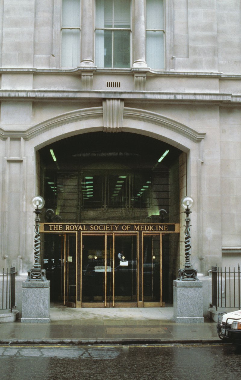 Exterior da Sociedade Real de Medicina, Wimpole St, Londres W1 de Unbekannt Unbekannt