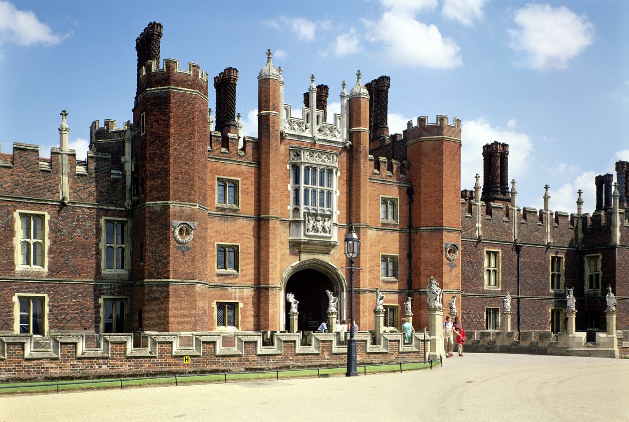 Hampton Court Palace na primavera de 14 e 1520 (H5996) de Unbekannt Unbekannt